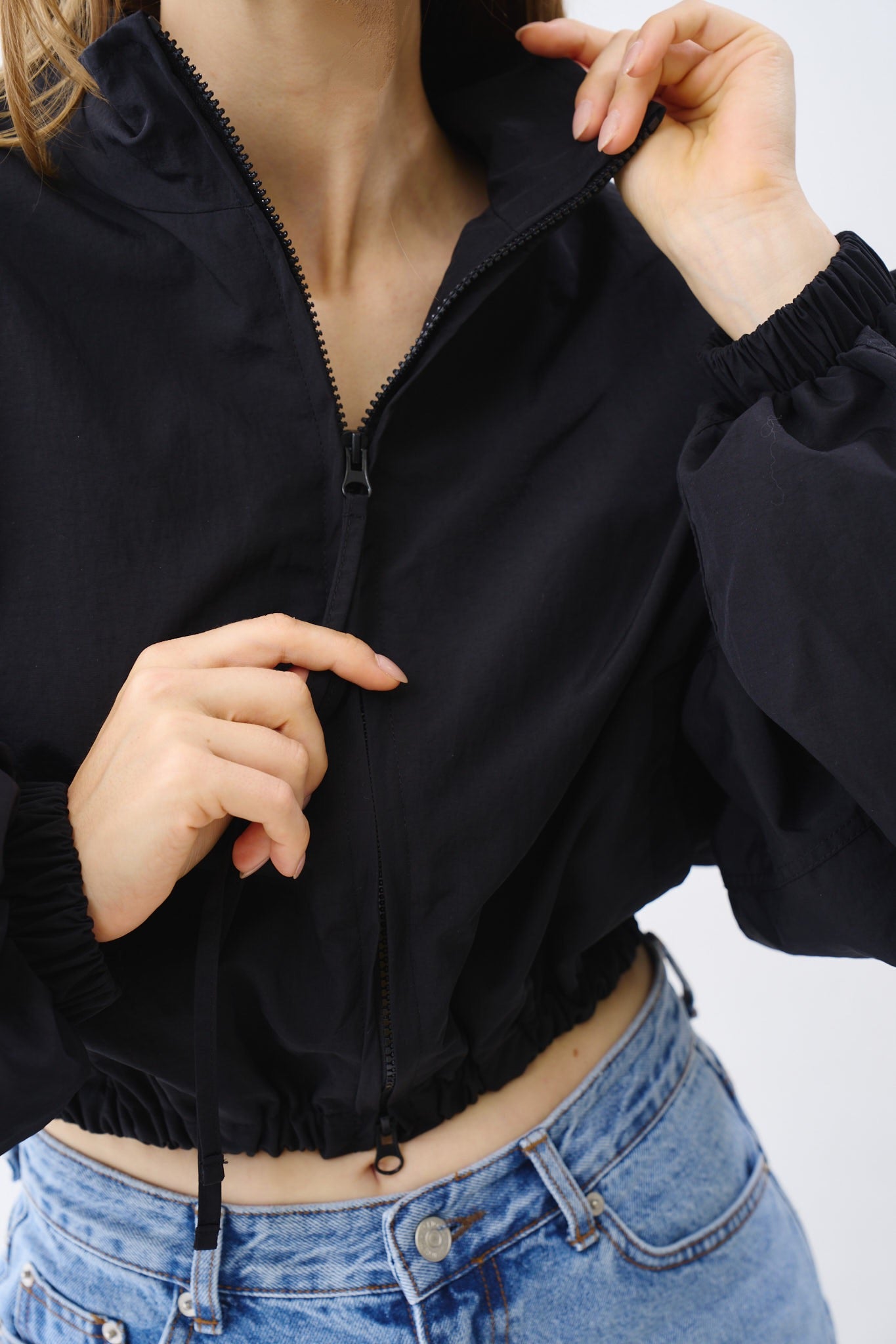 ブラックショートブルゾン – DALI GOAT