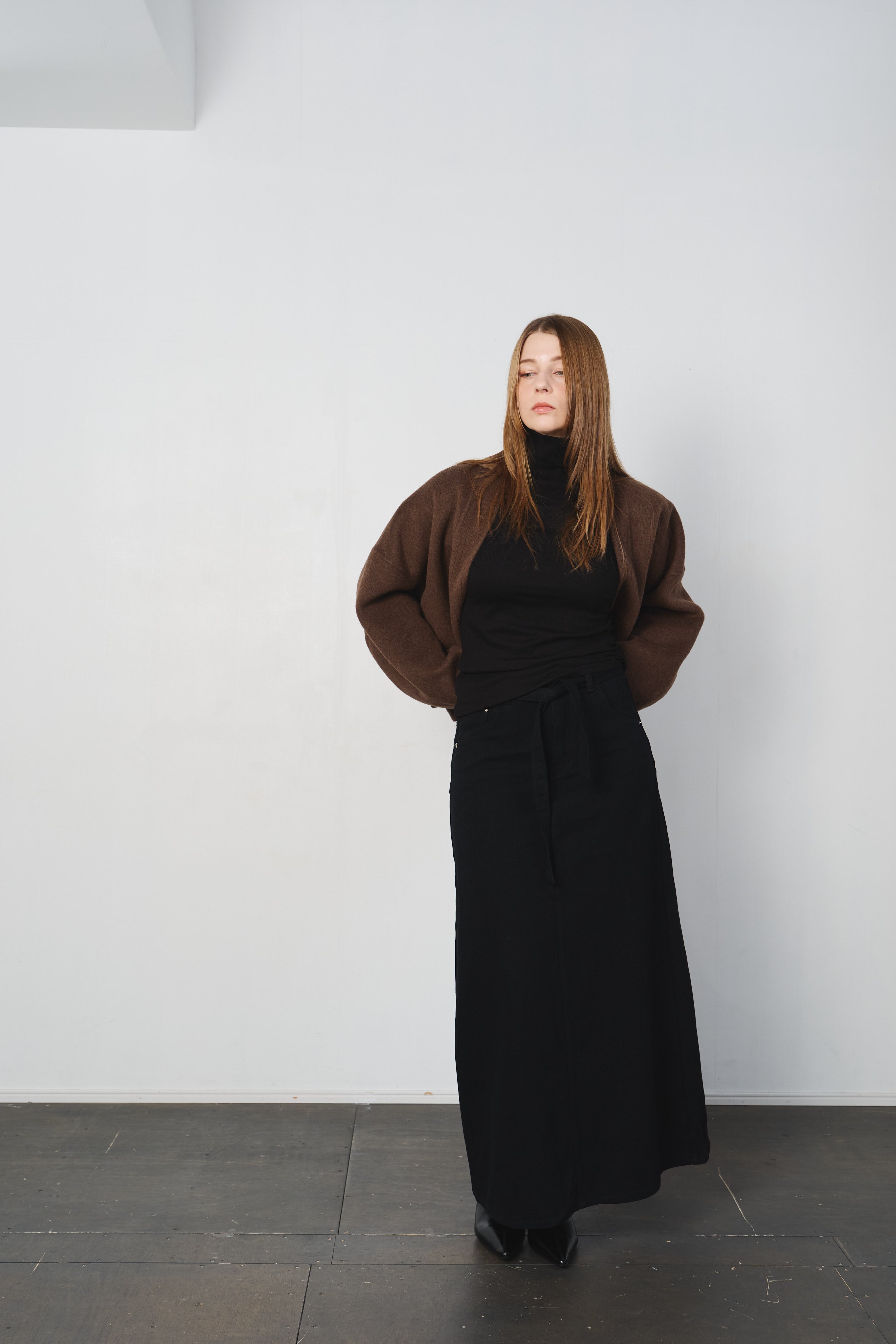 ブラックツイルロングスカート – DALI GOAT