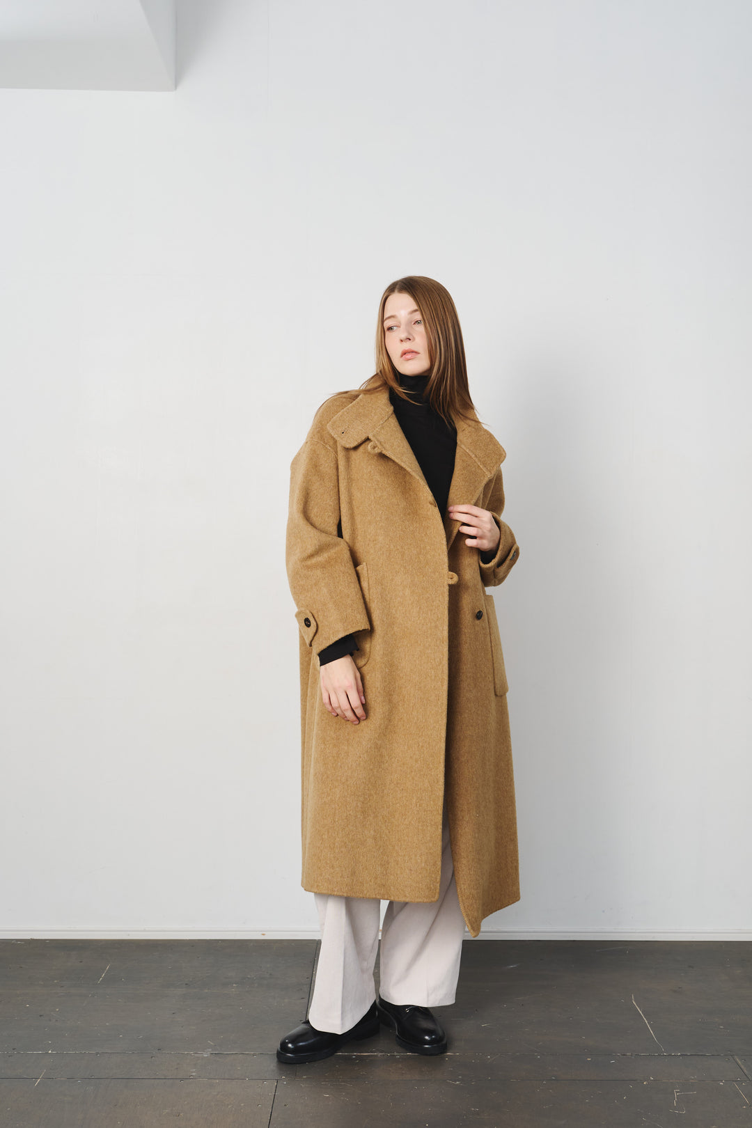 ウールロングコート