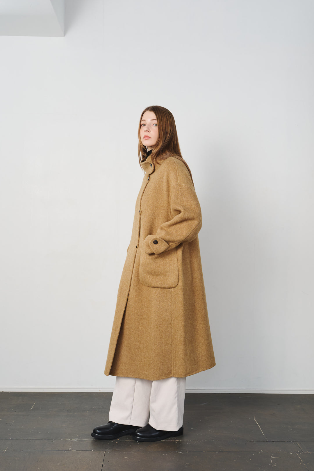 ウールロングコート