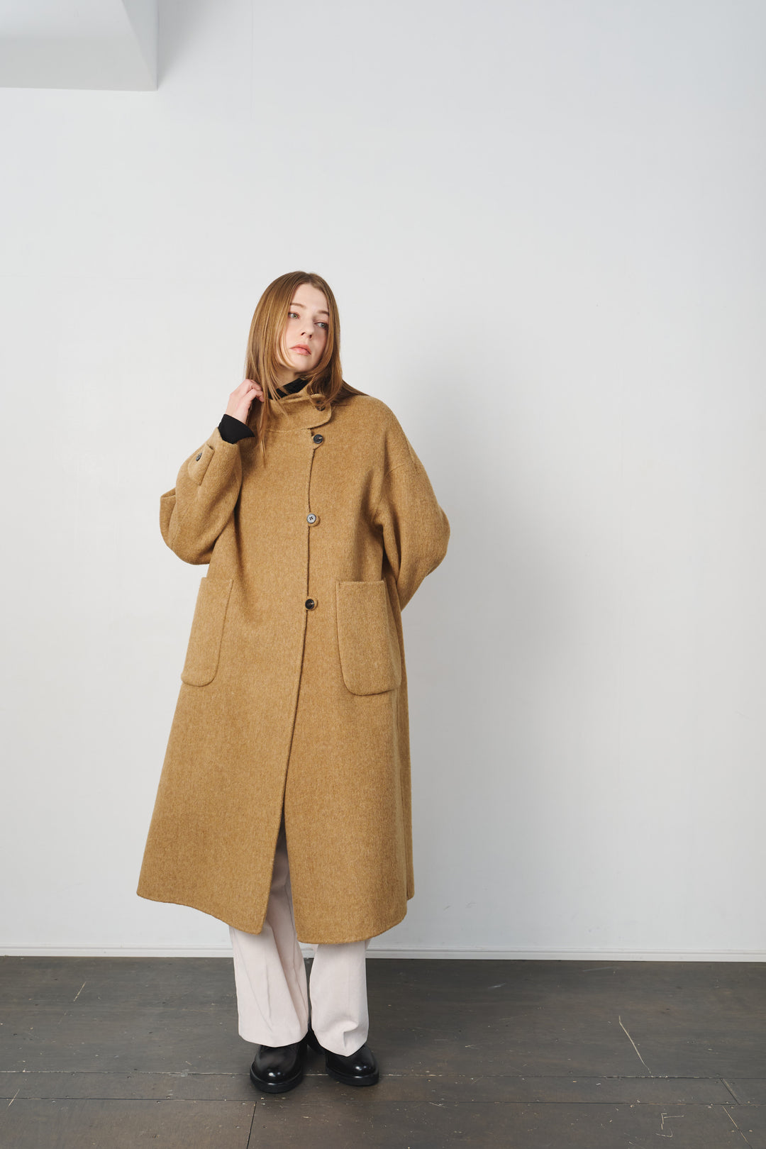 ウールロングコート