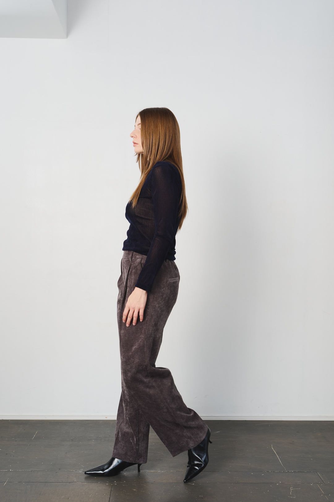 コーデュロイタックデザインパンツ