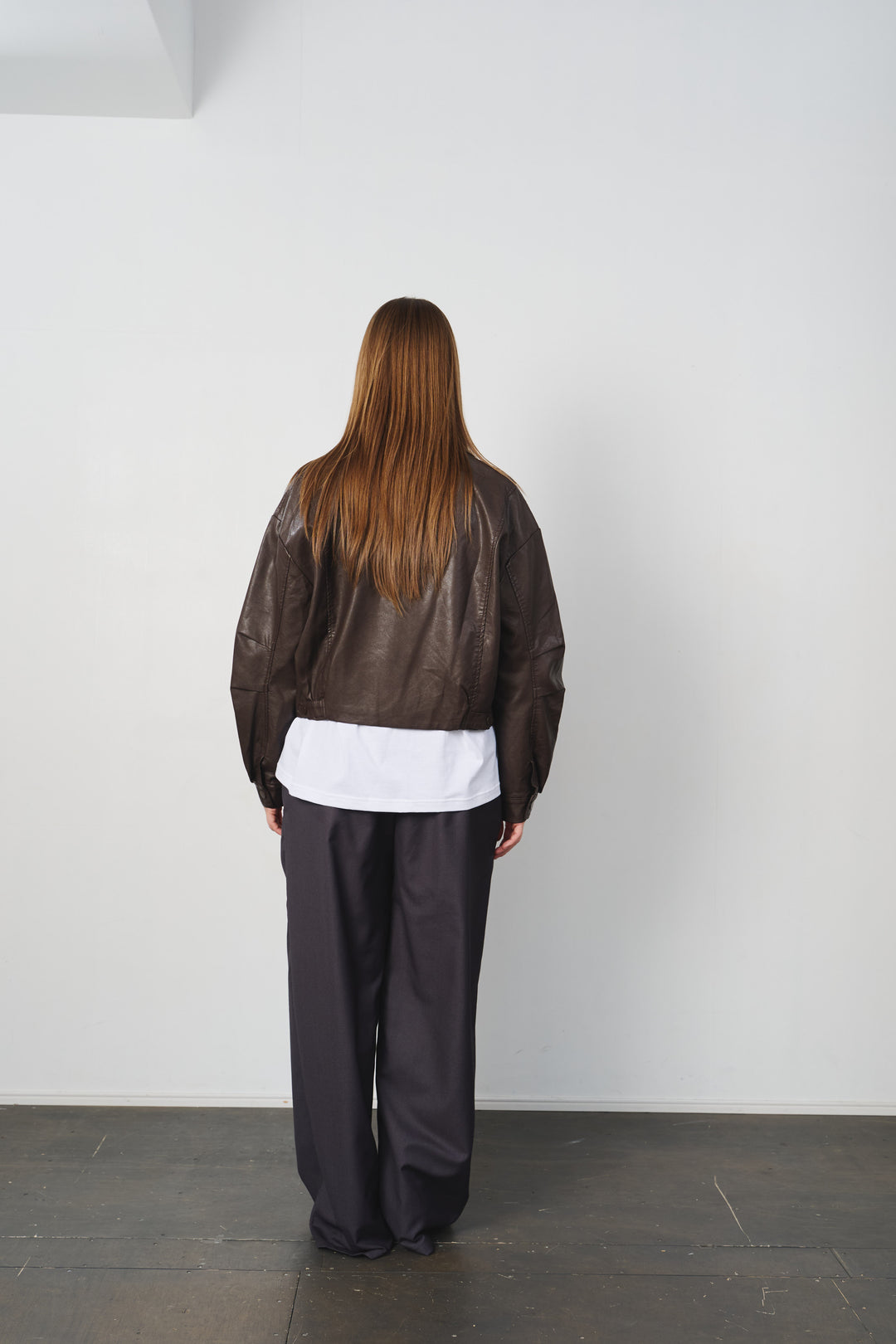 フェイクレザージャケット