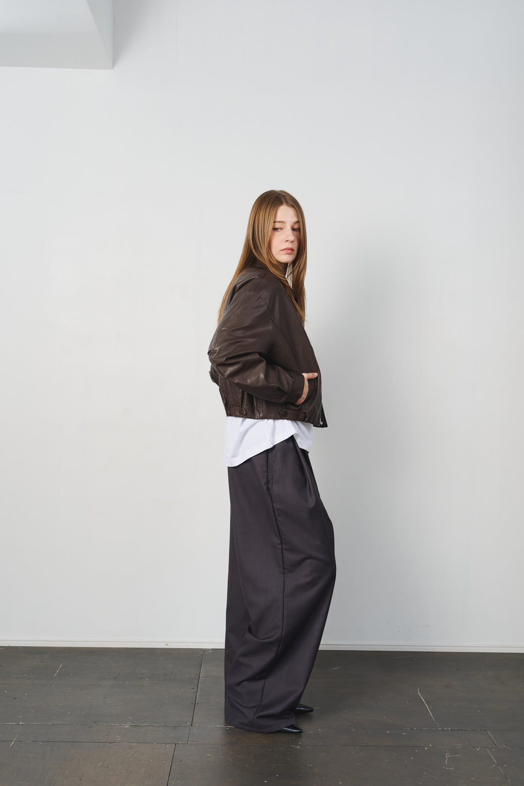 フェイクレザージャケット