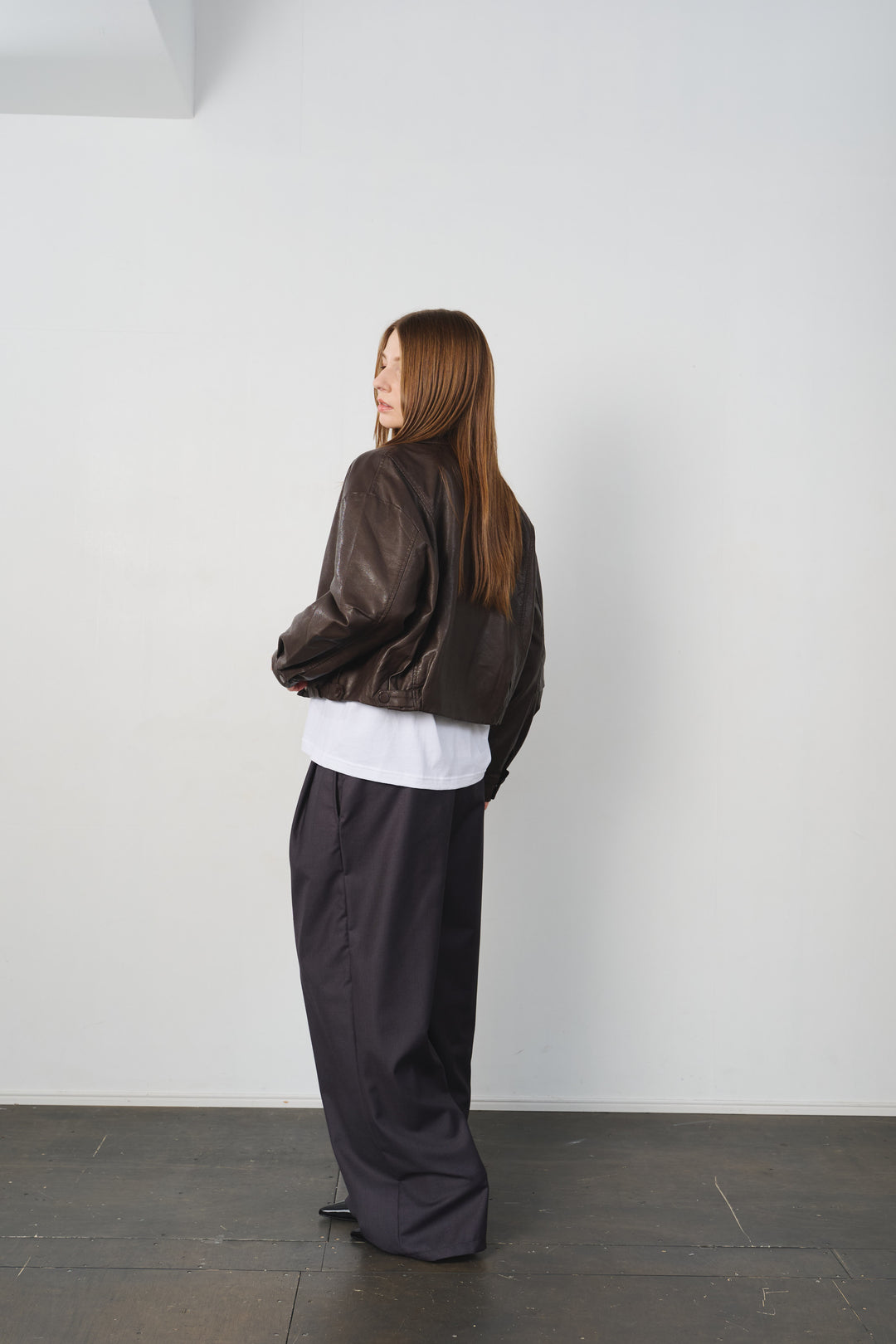 フェイクレザージャケット