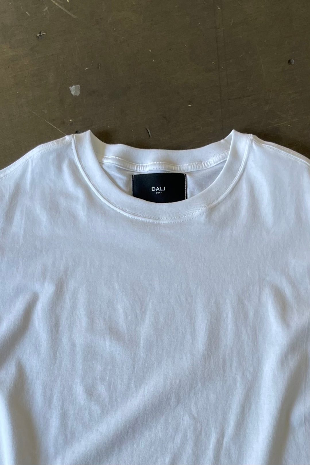 レイヤードコットンTシャツ